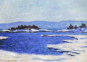 Fjord bij Christiania, Noorwegen, 1895 door Claude Monet